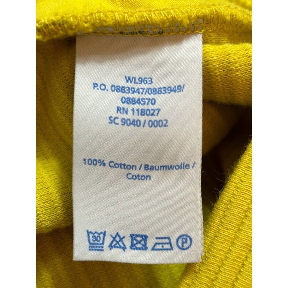 Boden Yellow 3/4 Sleeve Zip Back Zip‎ Pockets Size 4 Top - Picture 6 of 6